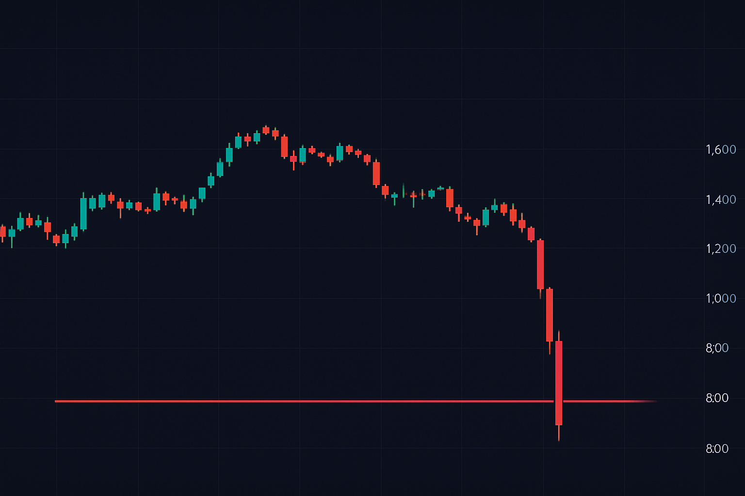 Ethereum Crashes Below $1,600 — Is a Drop to $800 Coming Next?