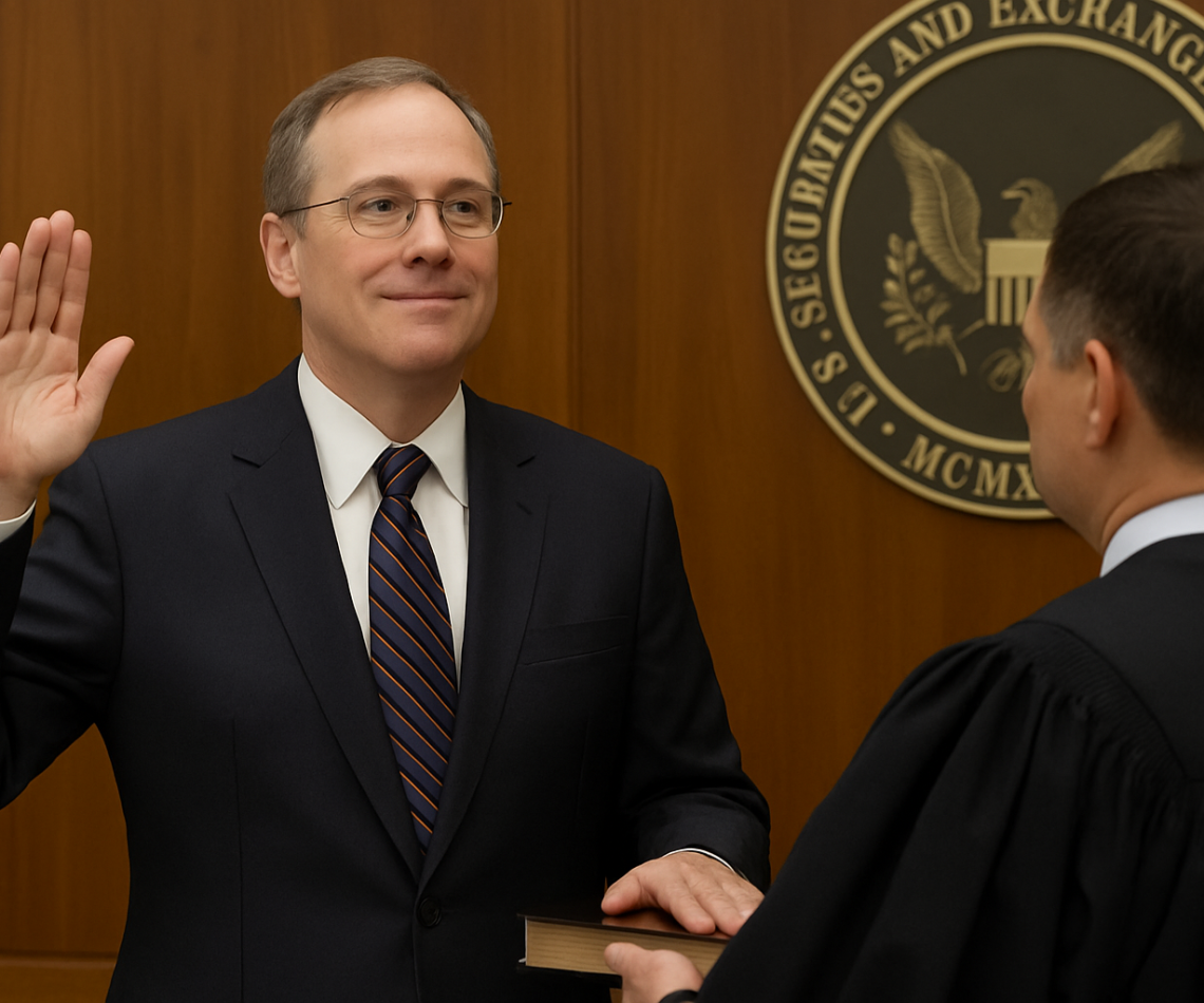 Paul Atkins Sworn In as 34th U.S. SEC Chairman
