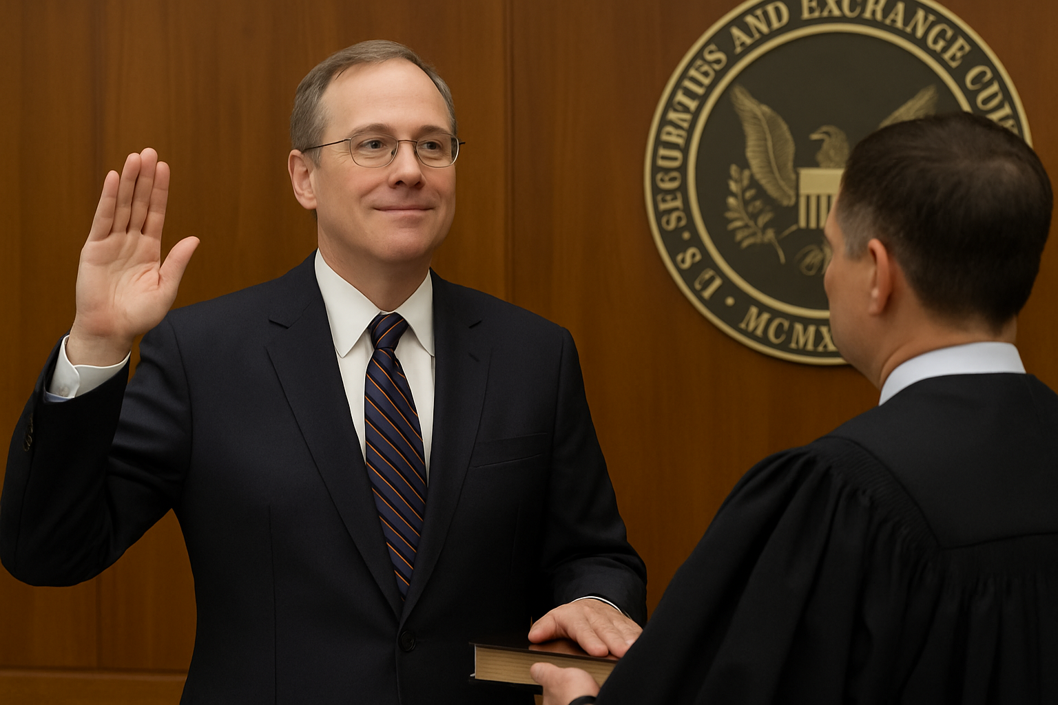 Paul Atkins Sworn In as 34th U.S. SEC Chairman