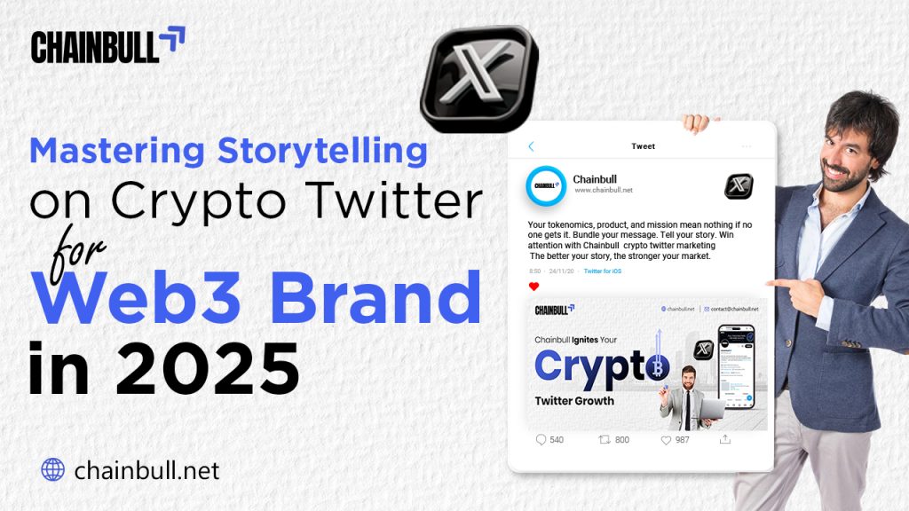 Banner on Mastering Storytelling on Crypto Twitter for Web3 Brands in 2025