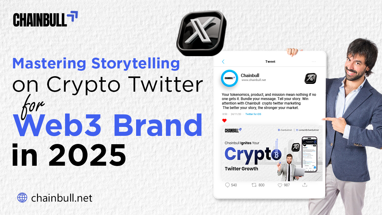 Banner on Mastering Storytelling on Crypto Twitter for Web3 Brands in 2025