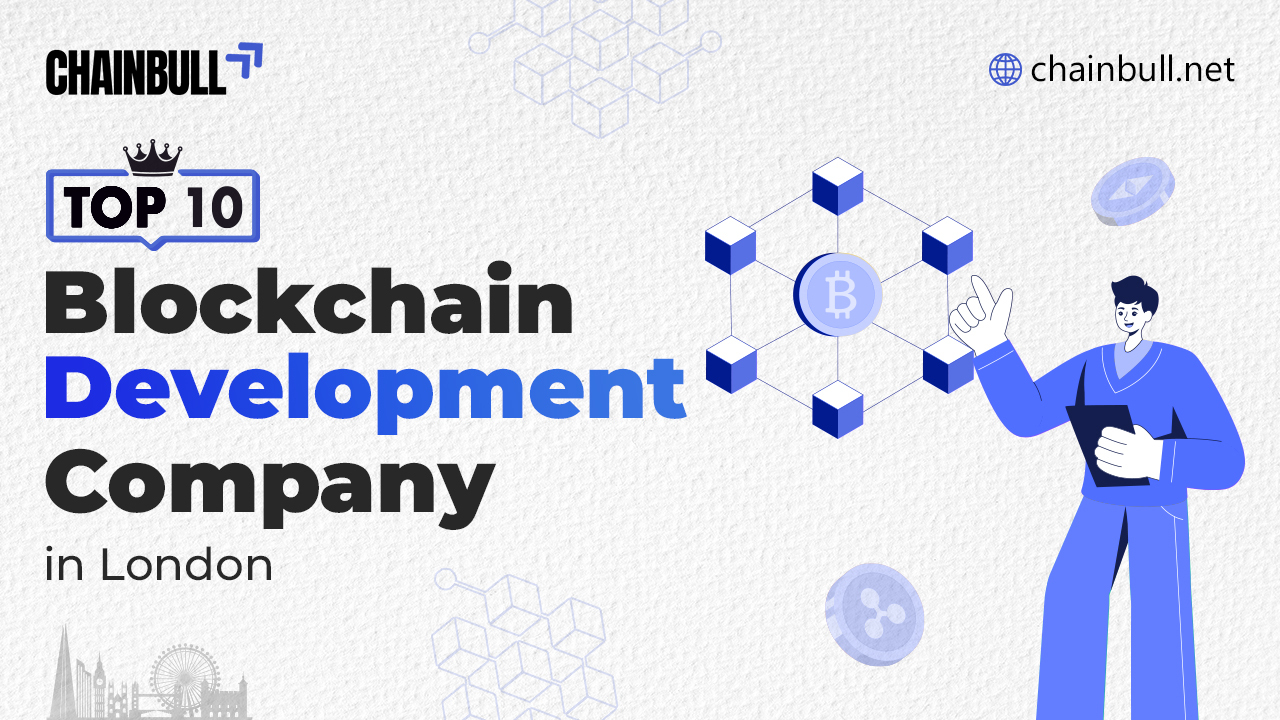 Blog banner on TOP 10 Blockchain development Companies in London