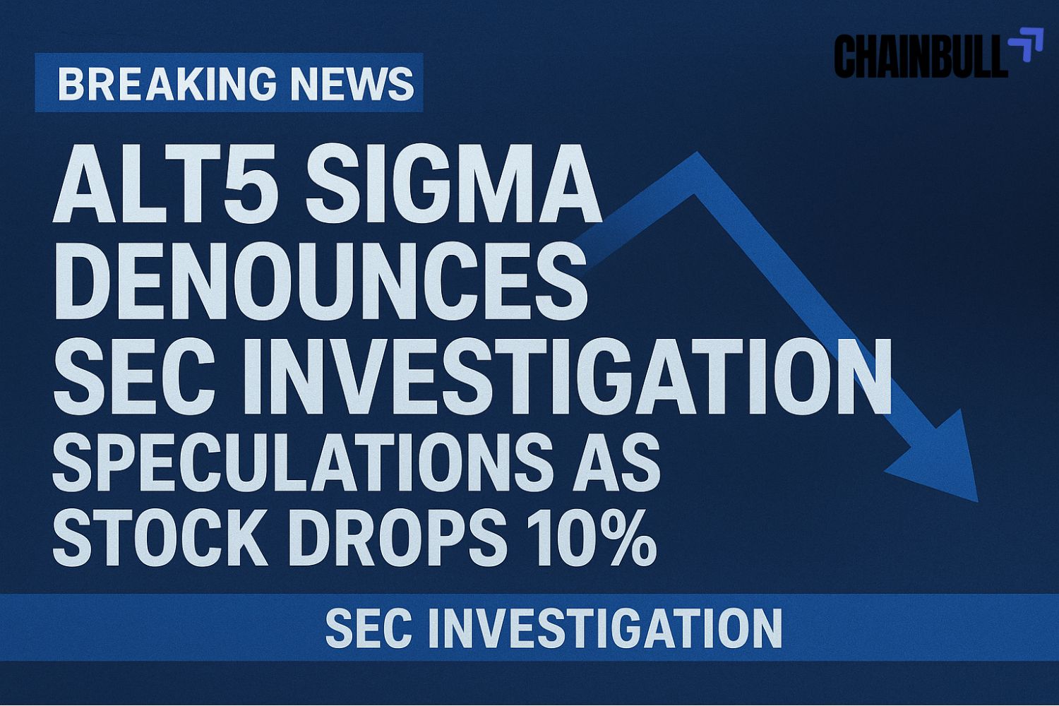 Blog banner on ALT5 Sigma Denounces SEC Investigation Speculations as Stock Drops 10%