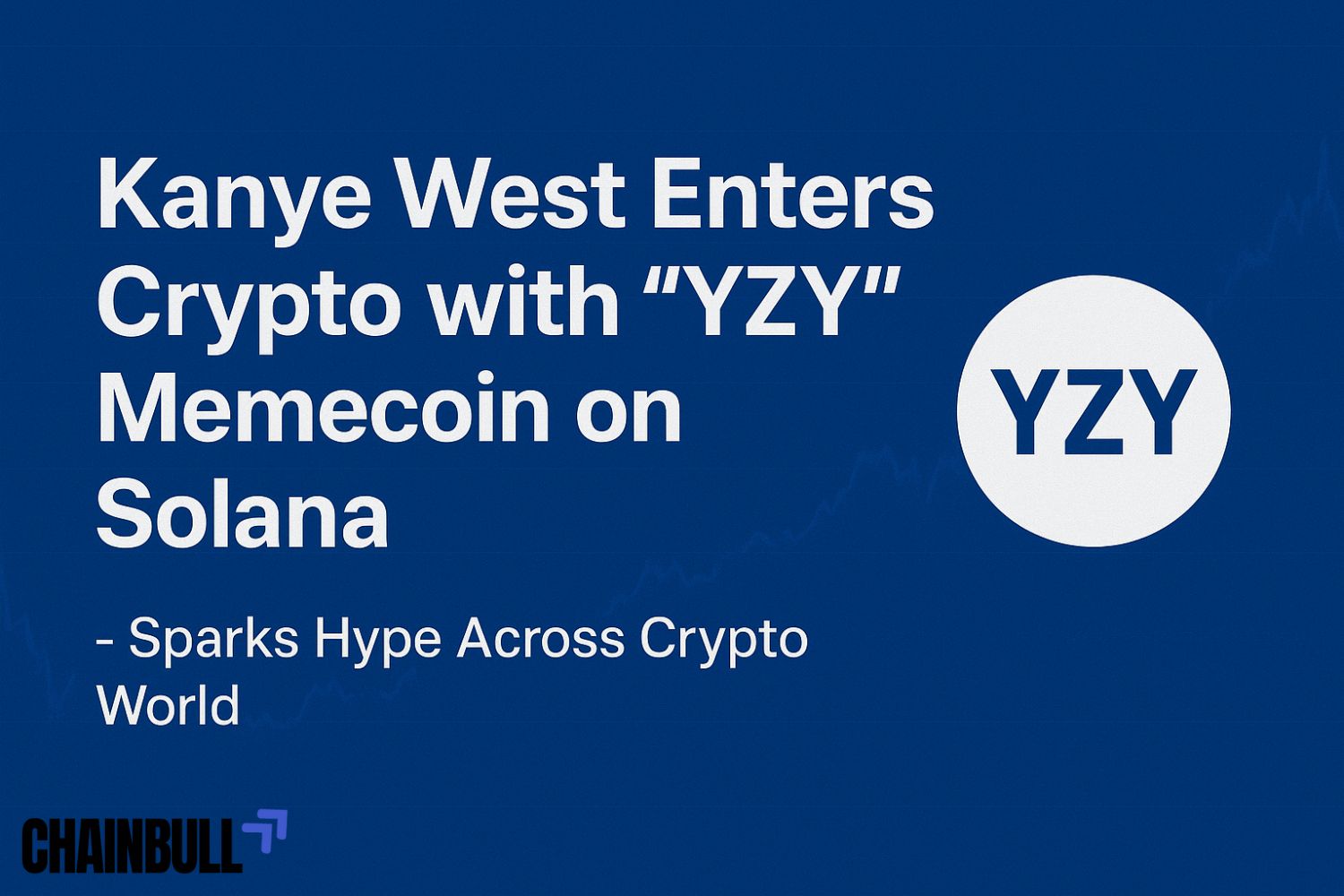 News banner on Kanye West Enters Crypto with “YZY” Memecoin on Solana -Sparks Hype Across Crypto World