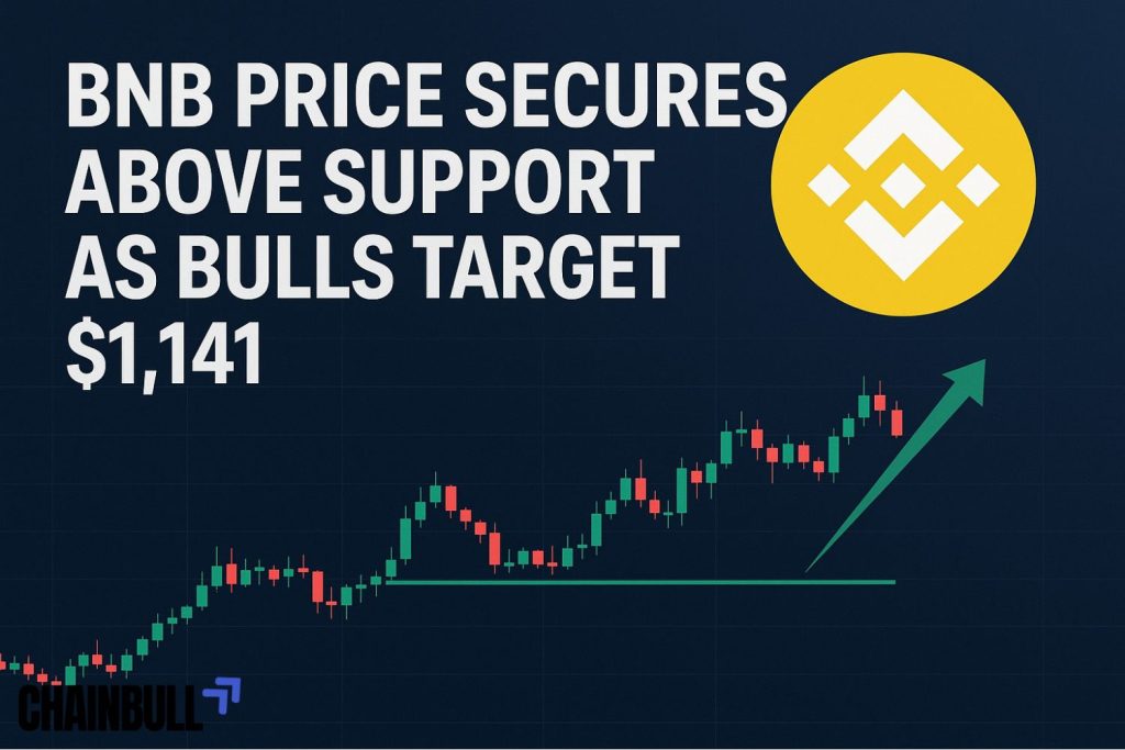 News banner on BNB Price Secures Above Support as Bulls Target $1,141