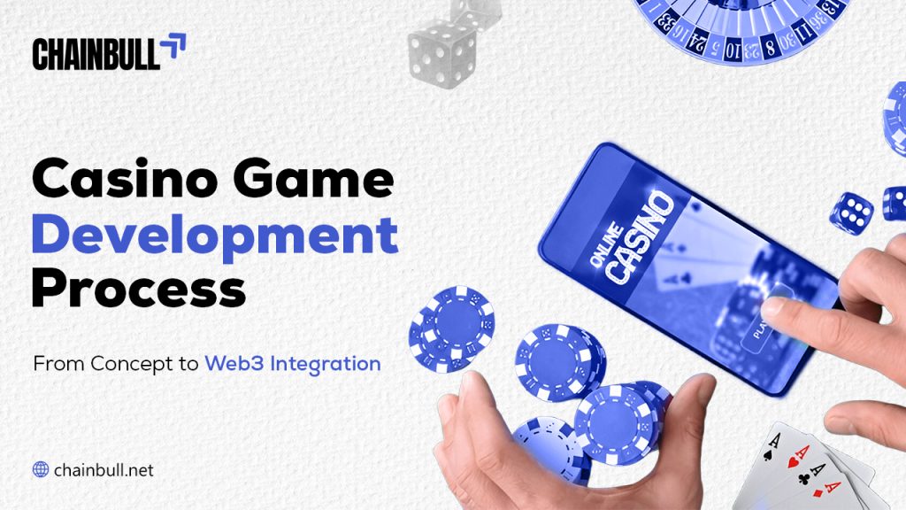 Blog banner on Casino Game Development Process: From Concept to Web3 Integration