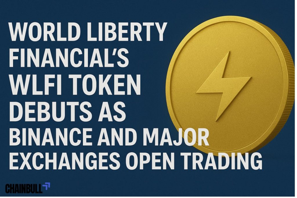 News banner on World Liberty Financial’s WLFI Token Debuts as Binance and Major Exchanges Open Trading