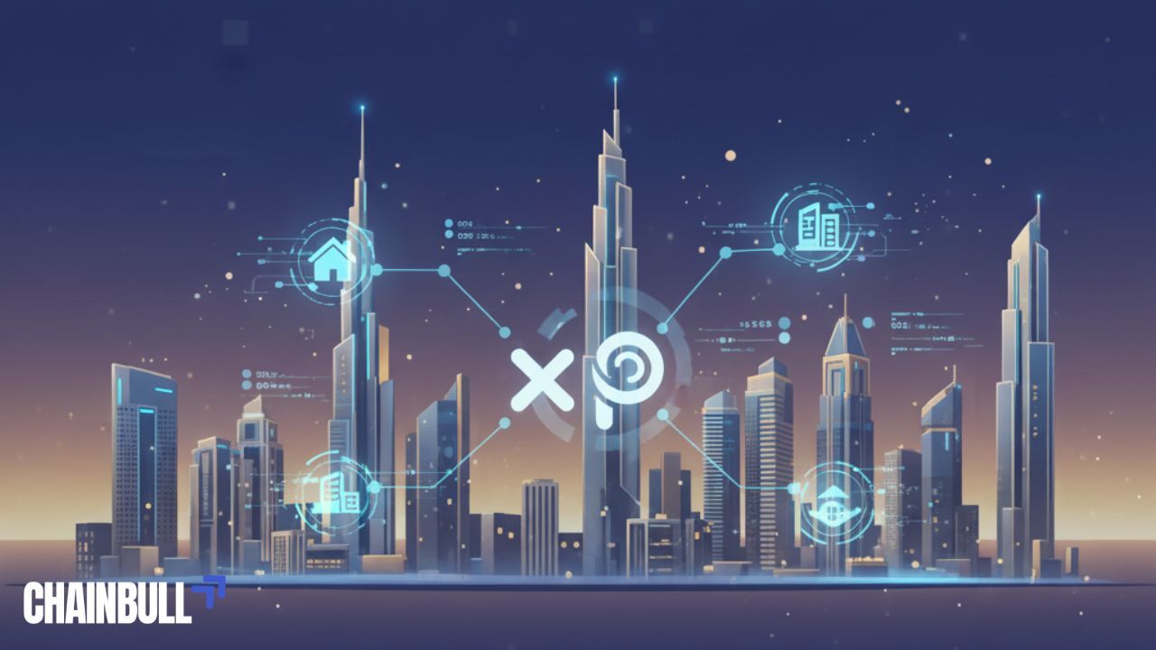 this image is describes Crypto for Real Estate Tokenization