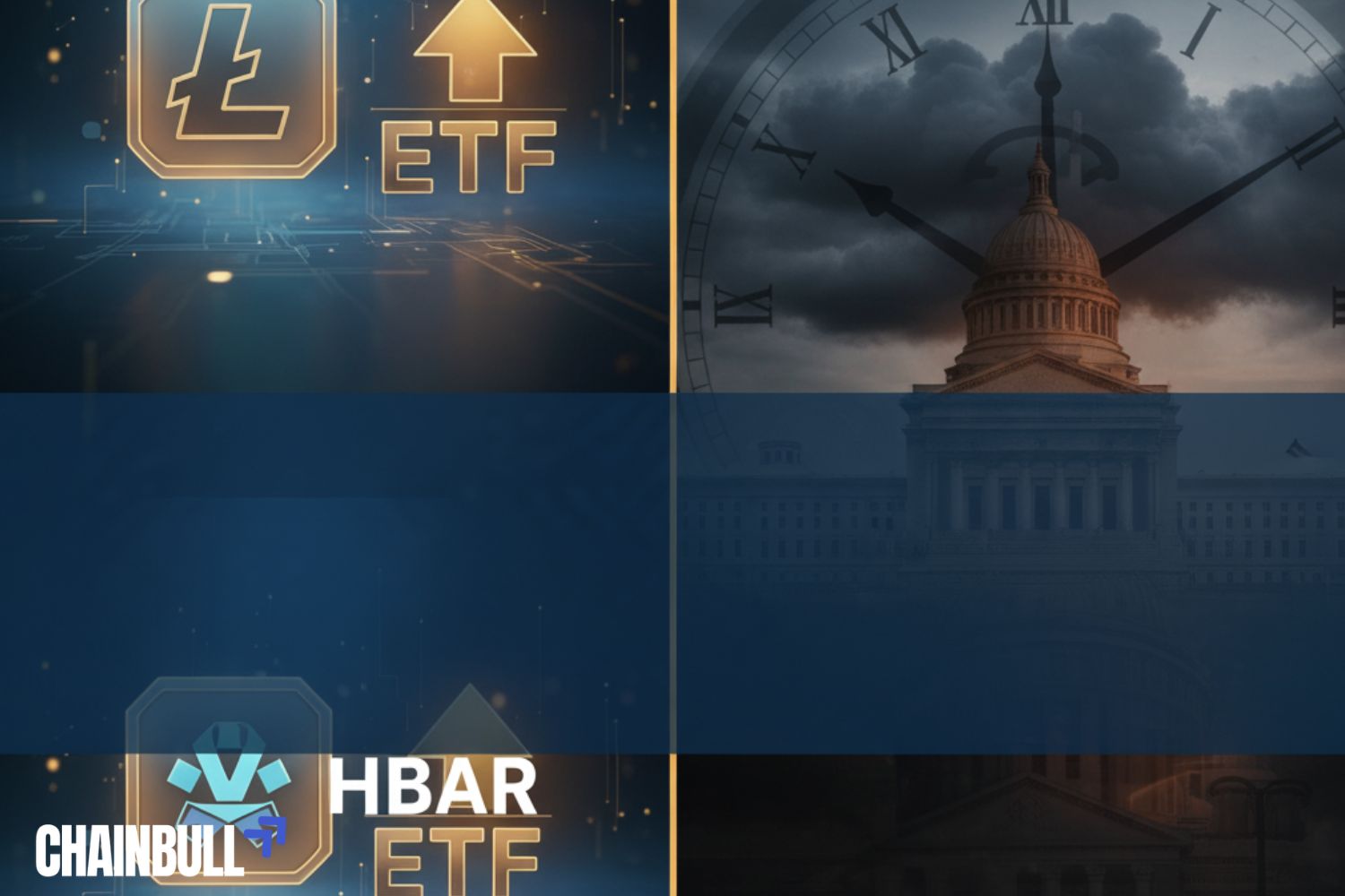 News banner on Litecoin, HBAR ETFs Move Closer to SEC Approval as Shutdown Delays Loom