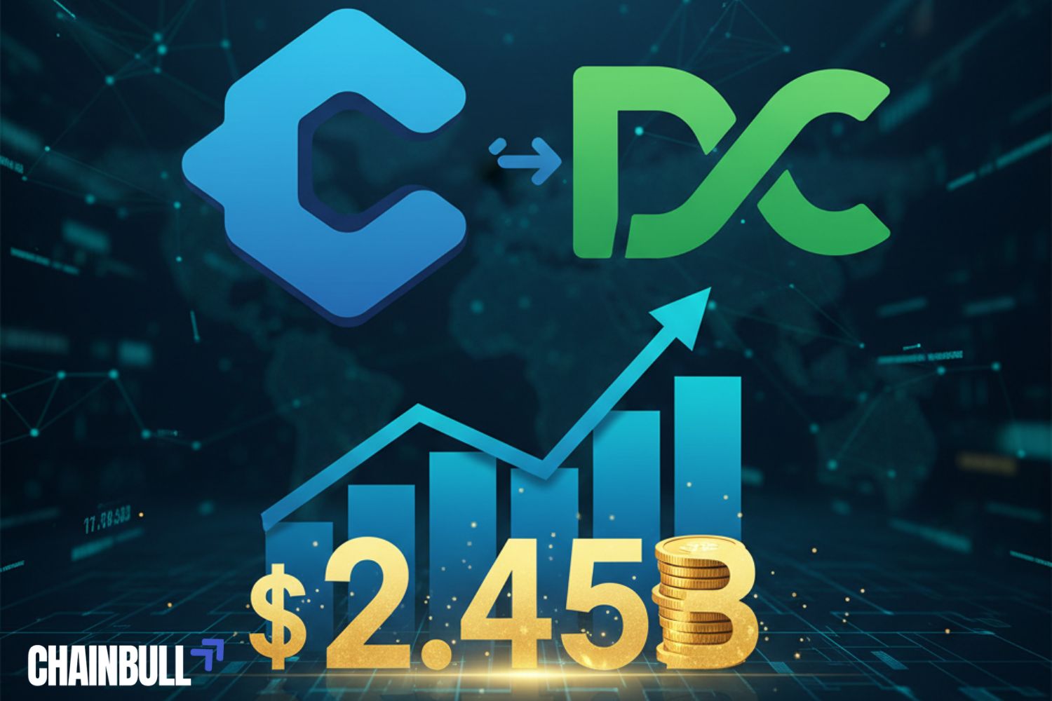 News banner on Coinbase Invests in CoinDCX at $2.45 Billion Valuation