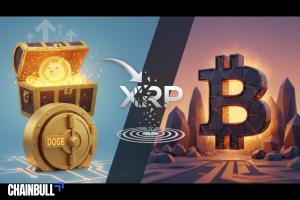 this image decribes Dogecoin Treasury To Go Public As XRP Slides