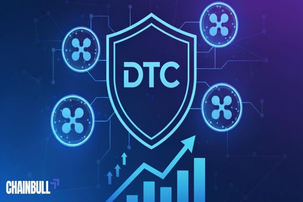 this image describes DTCC Adds Five Spot XRP ETFs to Pre-Launch List