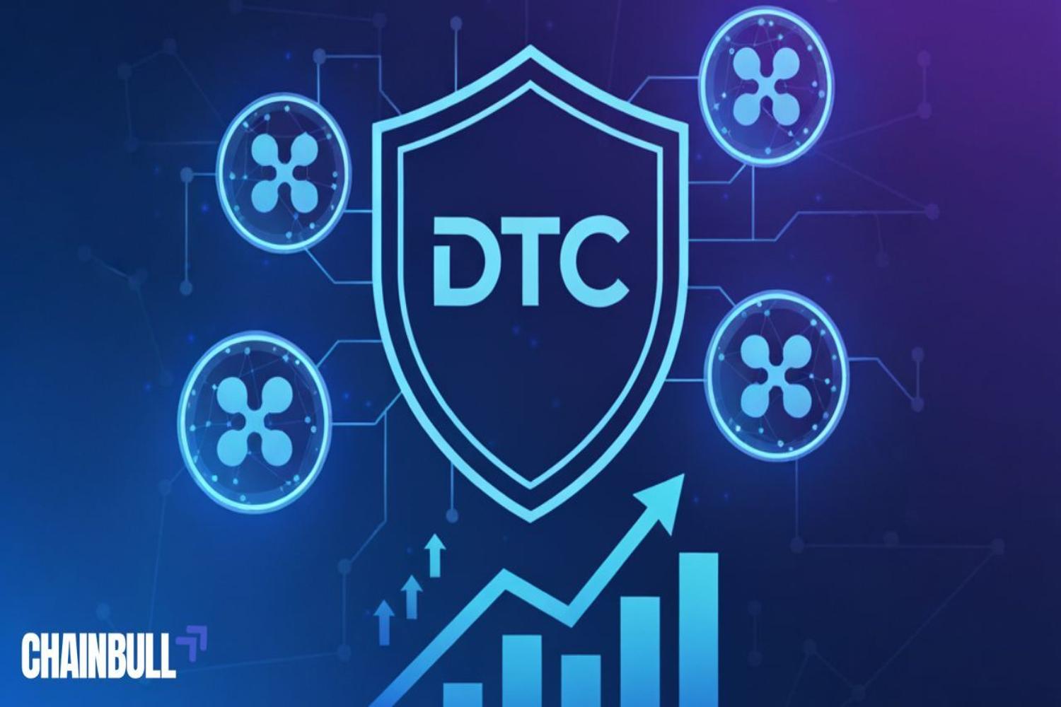 this image describes DTCC Adds Five Spot XRP ETFs to Pre-Launch List