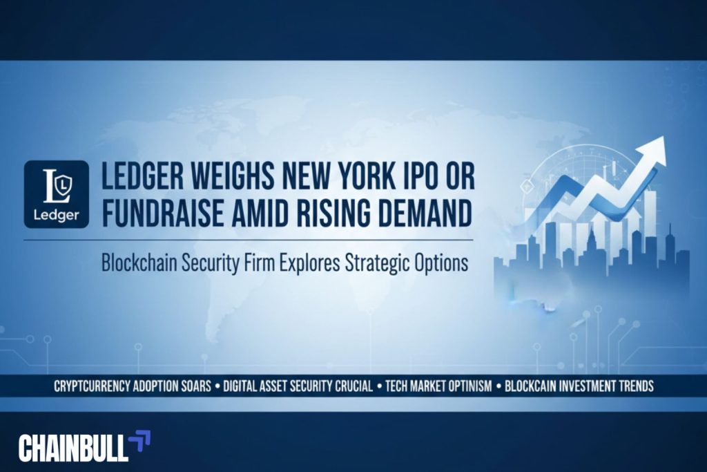 this image describes Ledger Weighs New York IPO or Fundraise