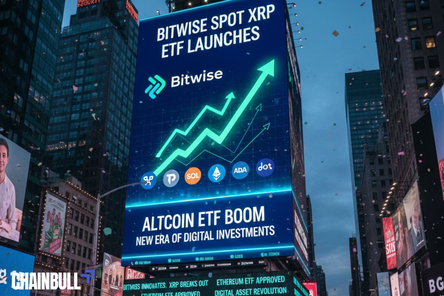this image describes Bitwise Spot XRP ETF Launches