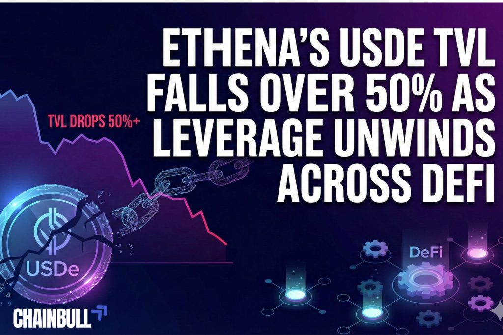 Ethena’s USDe TVL Falls Over 50% as Leverage Unwinds Across DeFi
