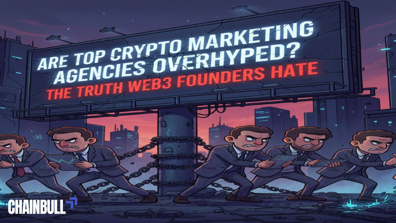 Image banner on Are Top Crypto Marketing Agencies Overhyped? The Truth Web3 Founders Hate