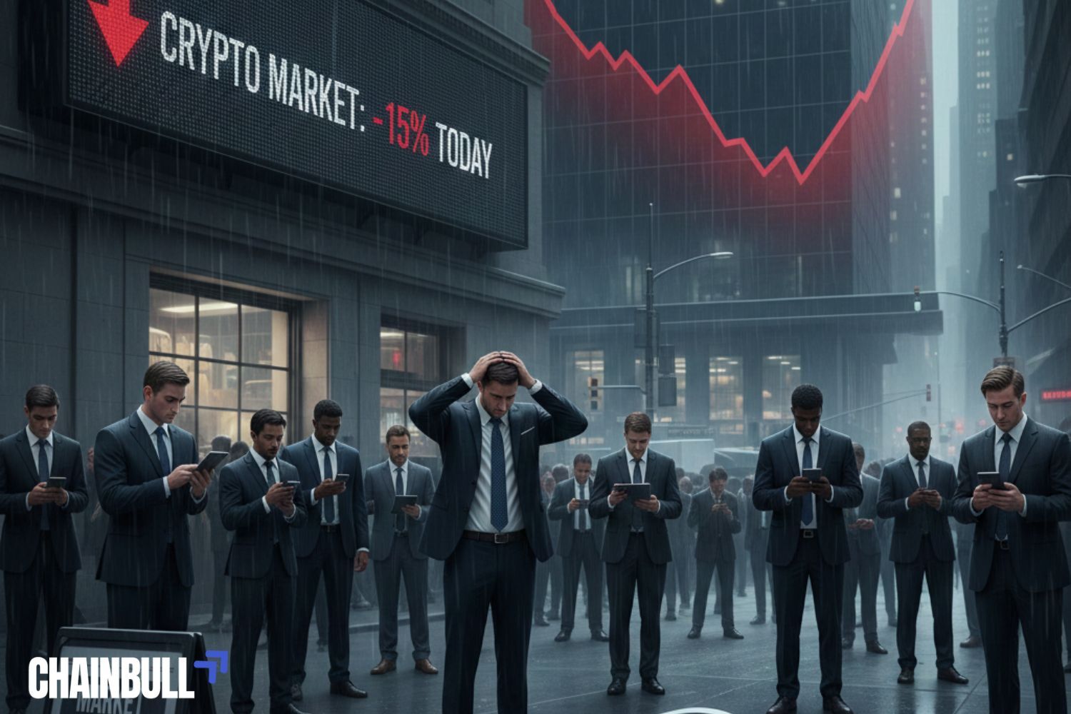 this image describes Why is the crypto market down today