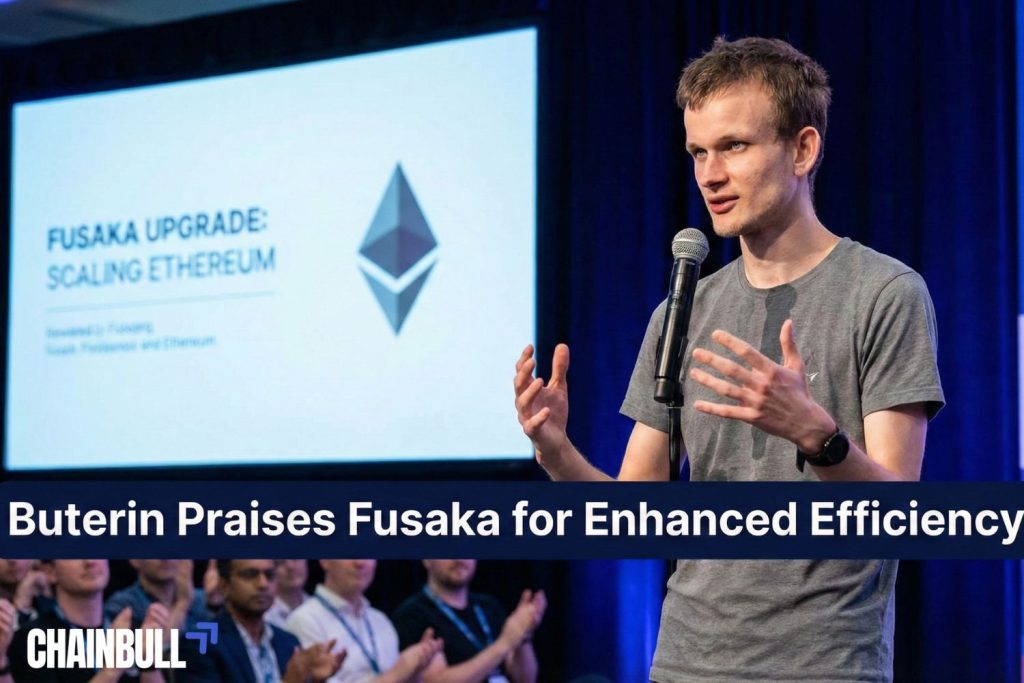 this image describes Ethereum co-founder Buterin praises Fusaka upgrade