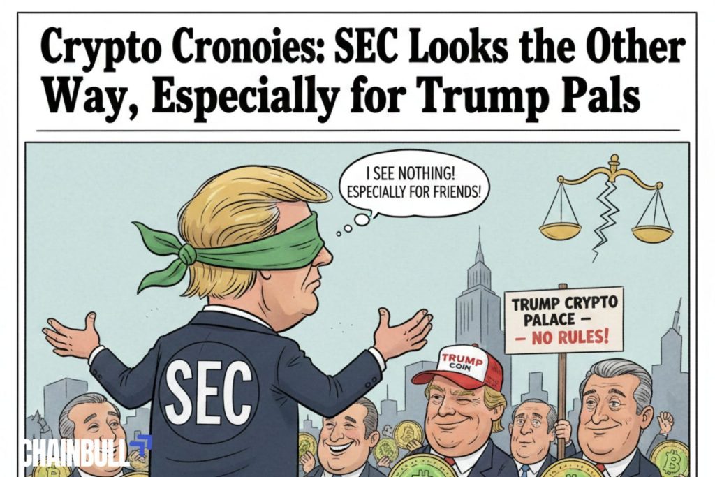 this image describes Crypto cronies: SEC looks the other way