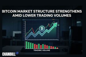 this image describes Bitcoin market structure strengthens
