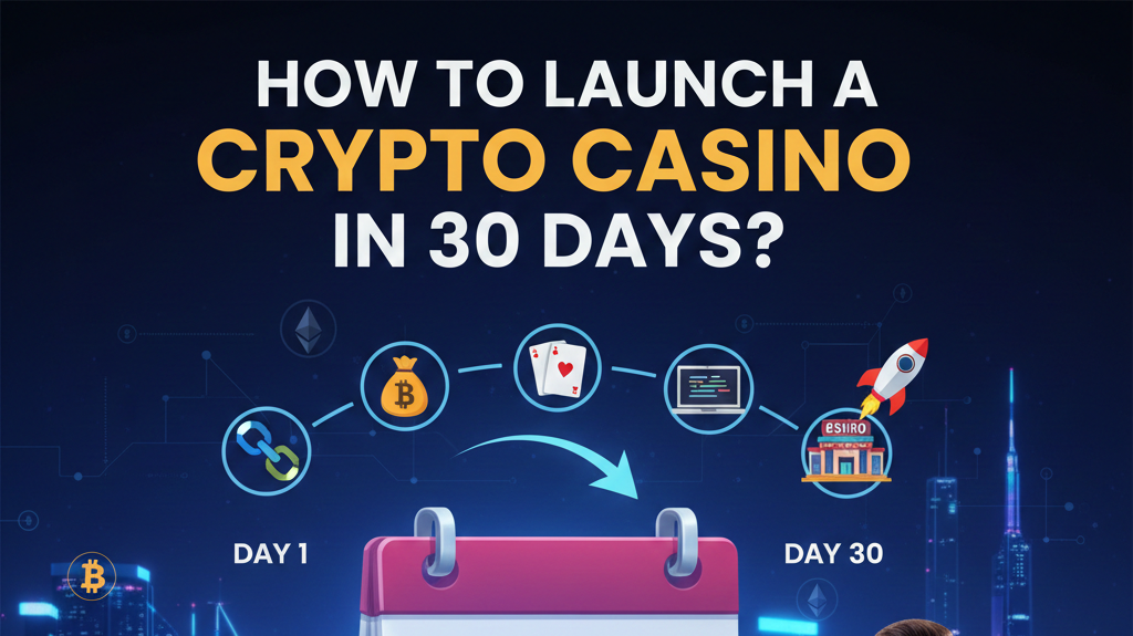 How To Launch A Crypto Casino In 30 Days?