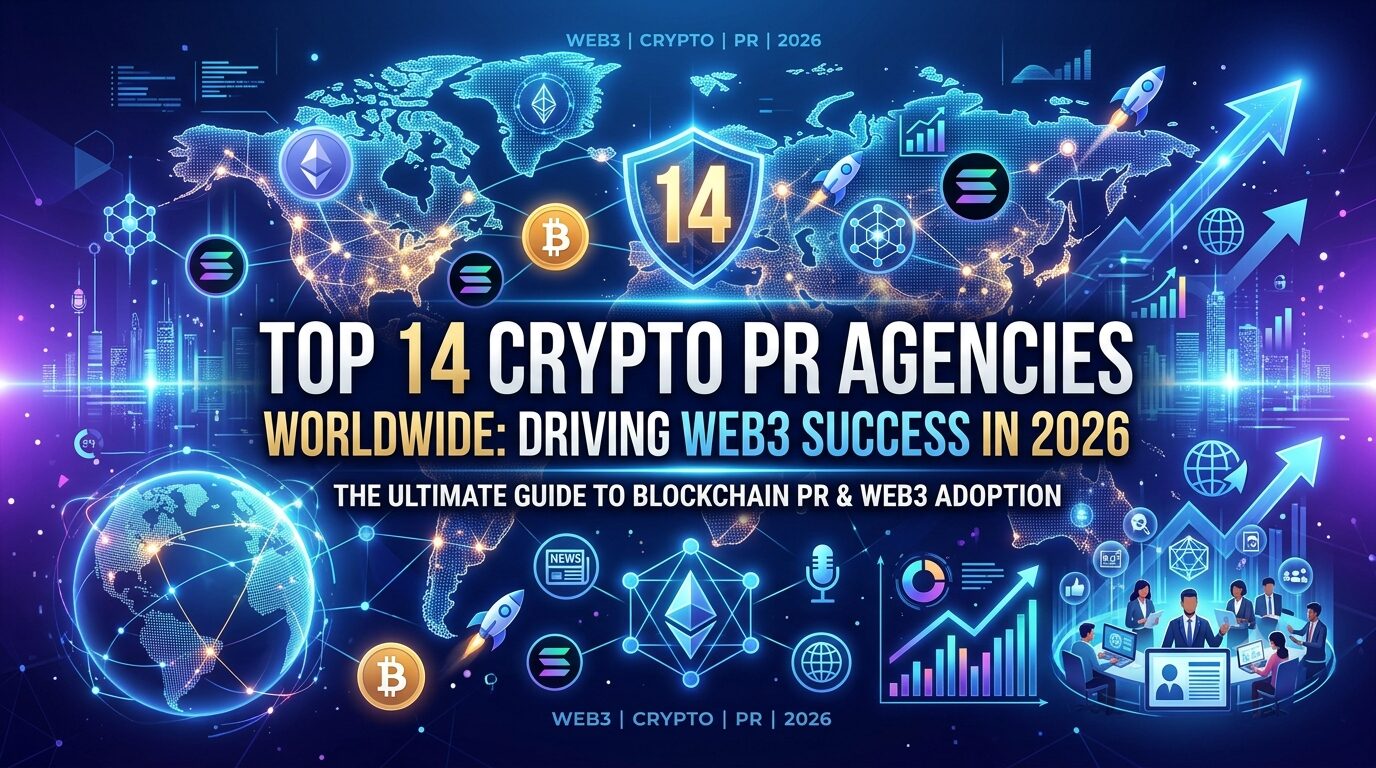 Image by Nano banana on Top 14 Crypto PR Agencies Worldwide: Driving Web3 Success in 2026